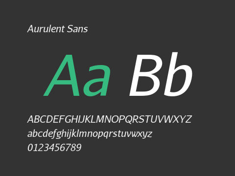 Aurulent Sans