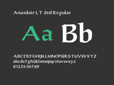 Anasdair LT Std Regular