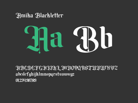 Amika Blackletter