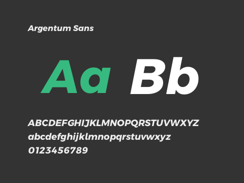 Argentum Sans