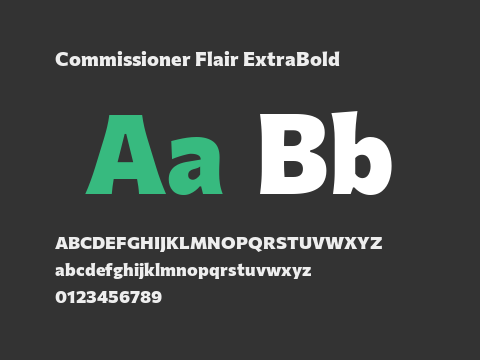 Commissioner Flair ExtraBold