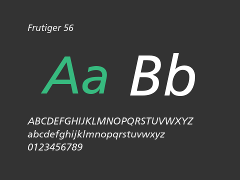 Frutiger 56