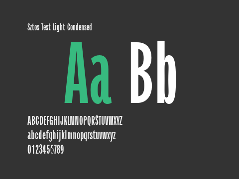 Sztos Test Light Condensed