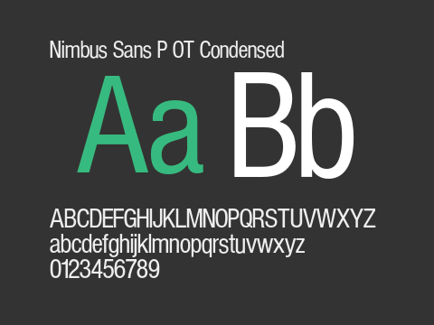 Nimbus Sans P OT Condensed