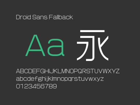 Droid Sans Fallback