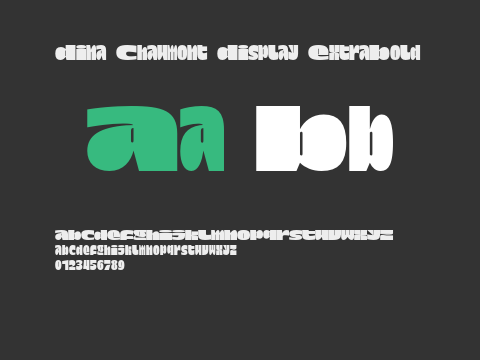 Dina Chaumont Display ExtraBold