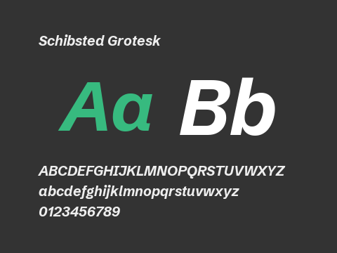 Schibsted Grotesk