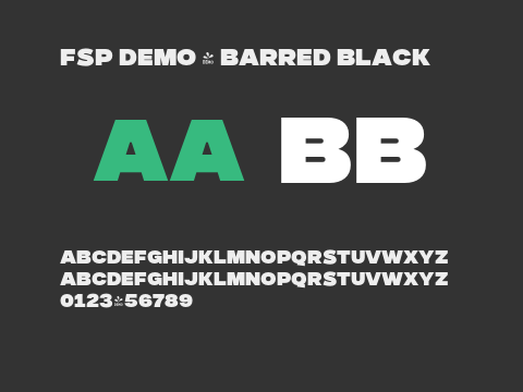 FSP DEMO - Barred Black