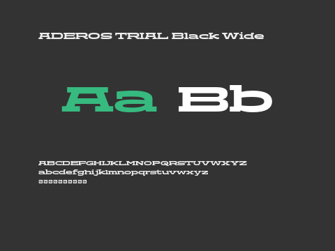 ADEROS TRIAL Black Wide