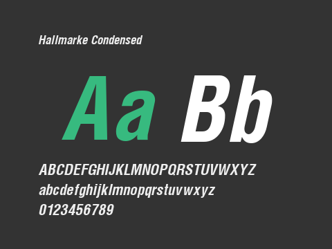 Hallmarke Condensed