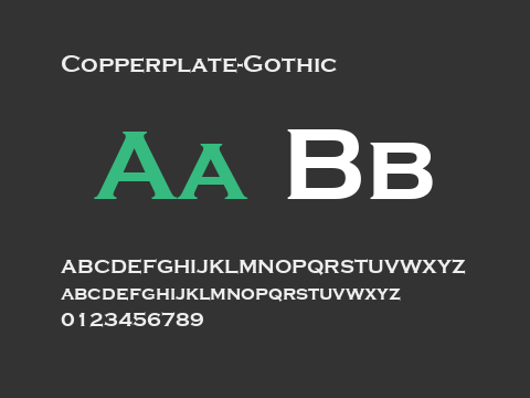 Copperplate-Gothic