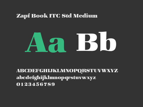 Zapf Book ITC Std Medium