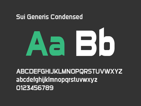 Sui Generis Condensed