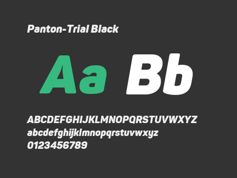 Panton-Trial Black