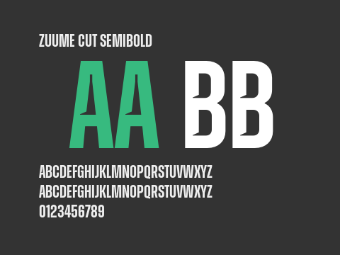 Zuume Cut SemiBold