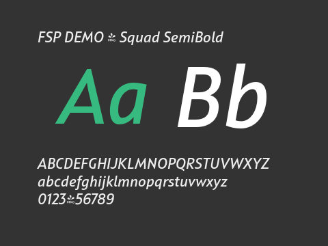 FSP DEMO - Squad SemiBold