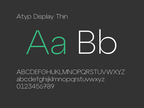 Atyp Display Thin