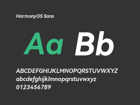 HarmonyOS Sans