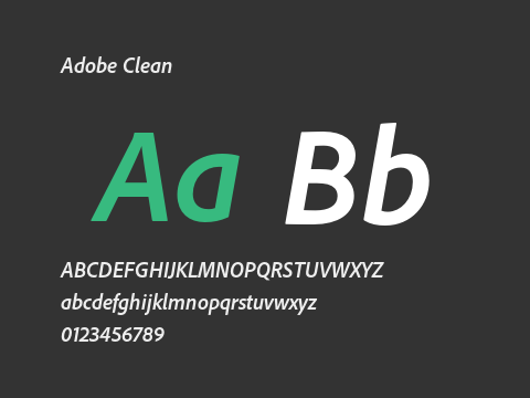 Adobe Clean