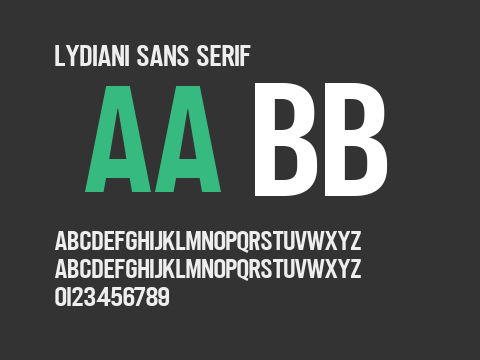 Lydiani Sans Serif