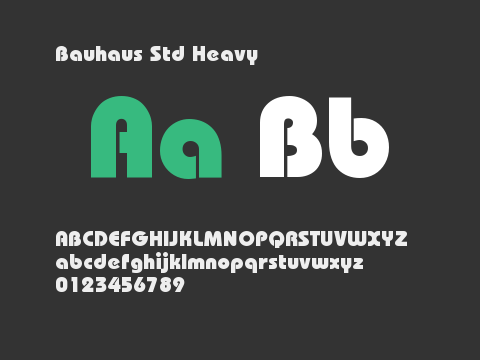 Bauhaus Std Heavy