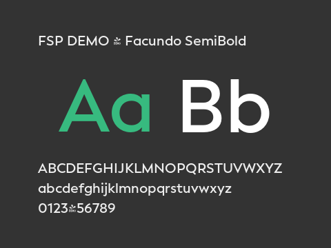 FSP DEMO - Facundo SemiBold