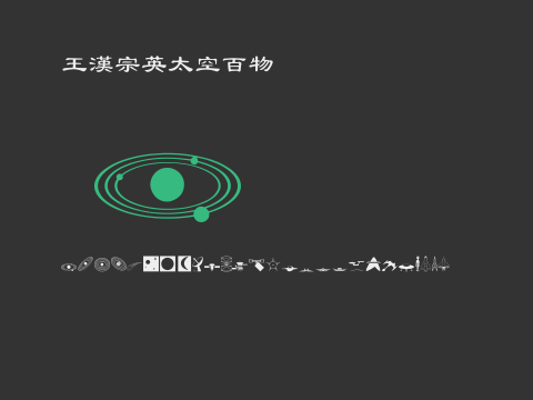 王漢宗英太空百物