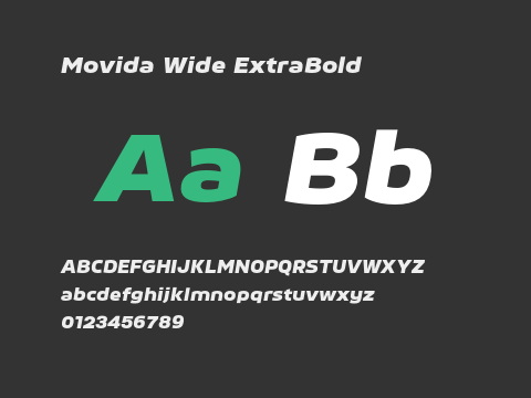 Movida Wide ExtraBold