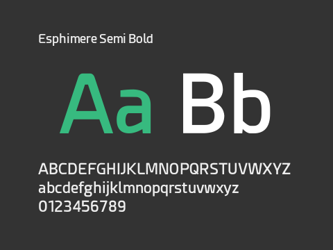 Esphimere Semi Bold