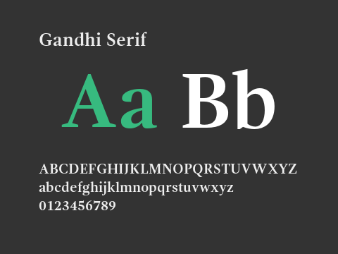 Gandhi Serif