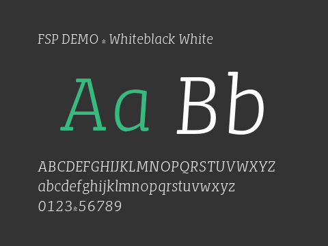 FSP DEMO - Whiteblack White