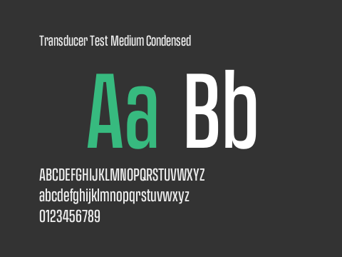 Transducer Test Medium Condensed