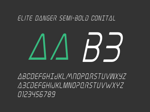 Elite Danger Semi-Bold ConItal