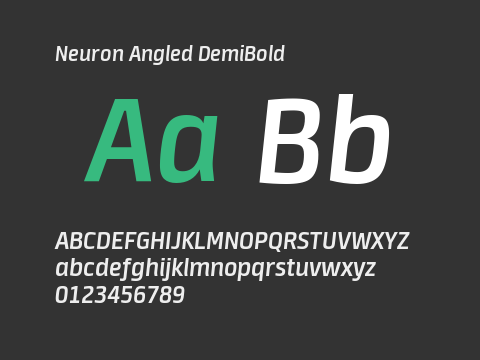 Neuron Angled DemiBold