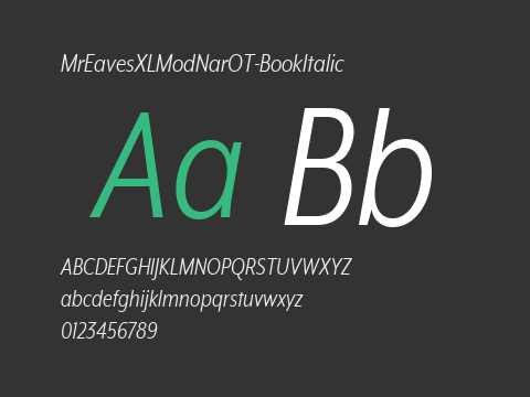 MrEavesXLModNarOT-BookItalic