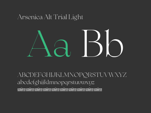 Arsenica Alt Trial Light