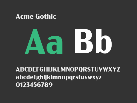 Acme Gothic