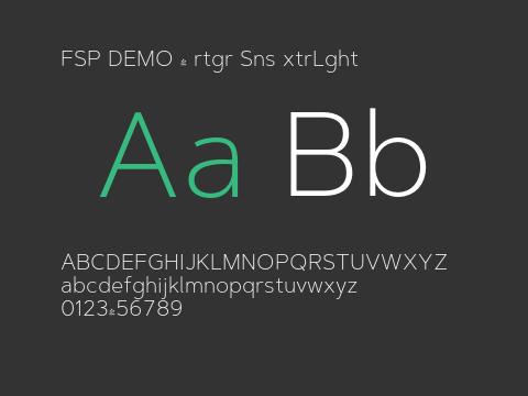 FSP DEMO - rtgr Sns xtrLght