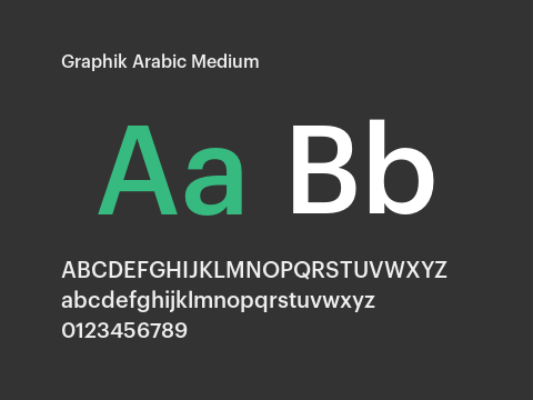 Graphik Arabic Medium