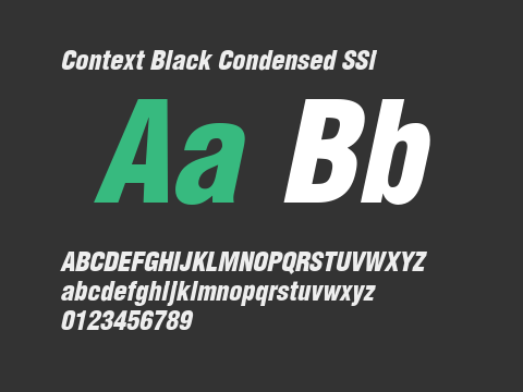 Context Black Condensed SSi