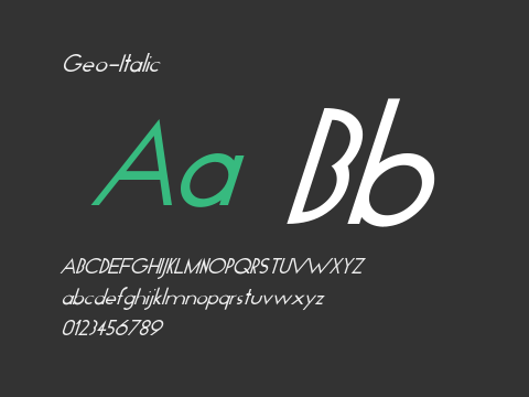 Geo-Italic