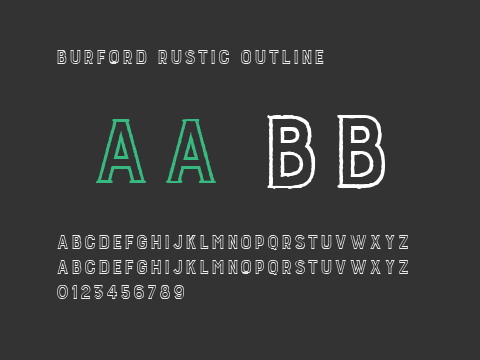 Burford Rustic Outline