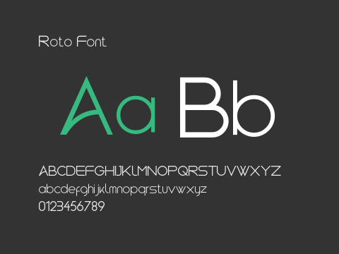 Roto Font
