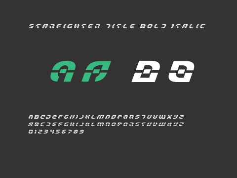 Starfighter Title Bold Italic