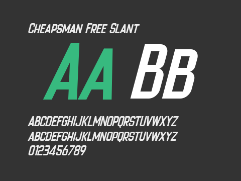 Cheapsman Free Slant