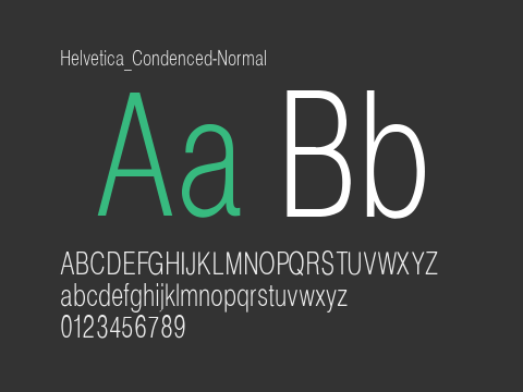 Helvetica_Condenced-Normal