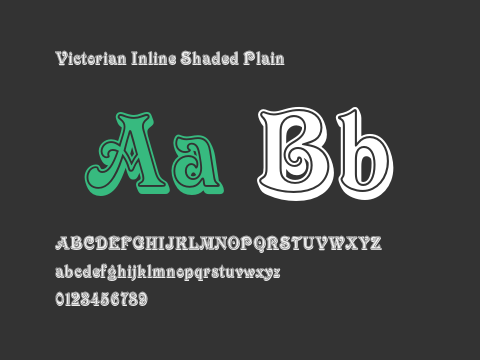 Victorian Inline Shaded Plain