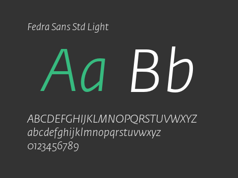 Fedra Sans Std Light