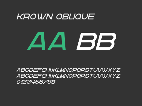 krown oblique