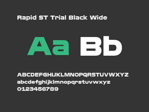 Rapid ST Trial Black Wide